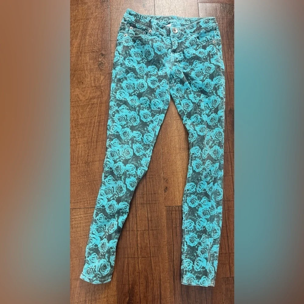 Justice girls bundle of jeggings & jeans 4 pairs sz 12